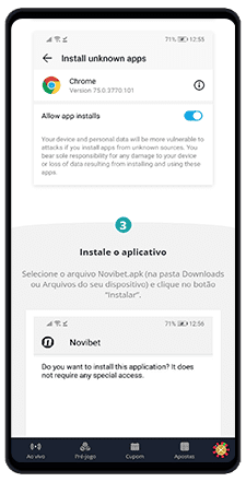 instalar novibet app