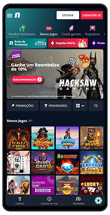 novibet novos jogos
